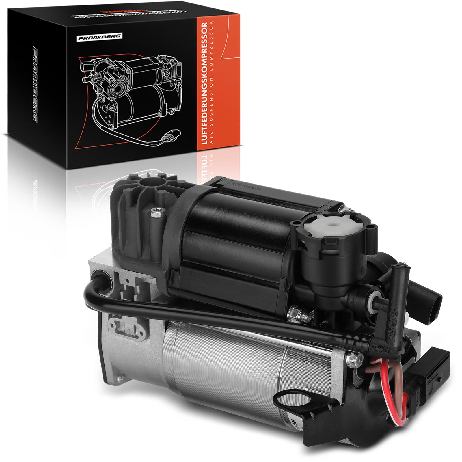 Frankberg Air Suspension Compressor Pump Compatible with CLS C219 2004-2011 E-Class W211 2002-2008 E-Class W212 2009-2016 S-Class W220 1998-2005 Replace# 2203200104