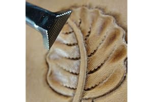 PRO LEATHER CARVERS Stainless Steel Barry King - #2 Leaf Liner Stamp (Leather Stamping Tool)