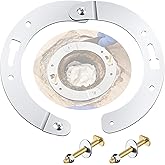 Ceoighe 2 Piece Toilet Flange Repair Kit, Toilet Flange Repair Ring with 1/4" x 2-1/4" Closet Bolts, Stainless Steel Split Ri