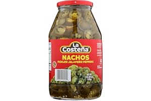 La Costeña Nacho Sliced Pickled Jalapeños, 64 Oz Jar