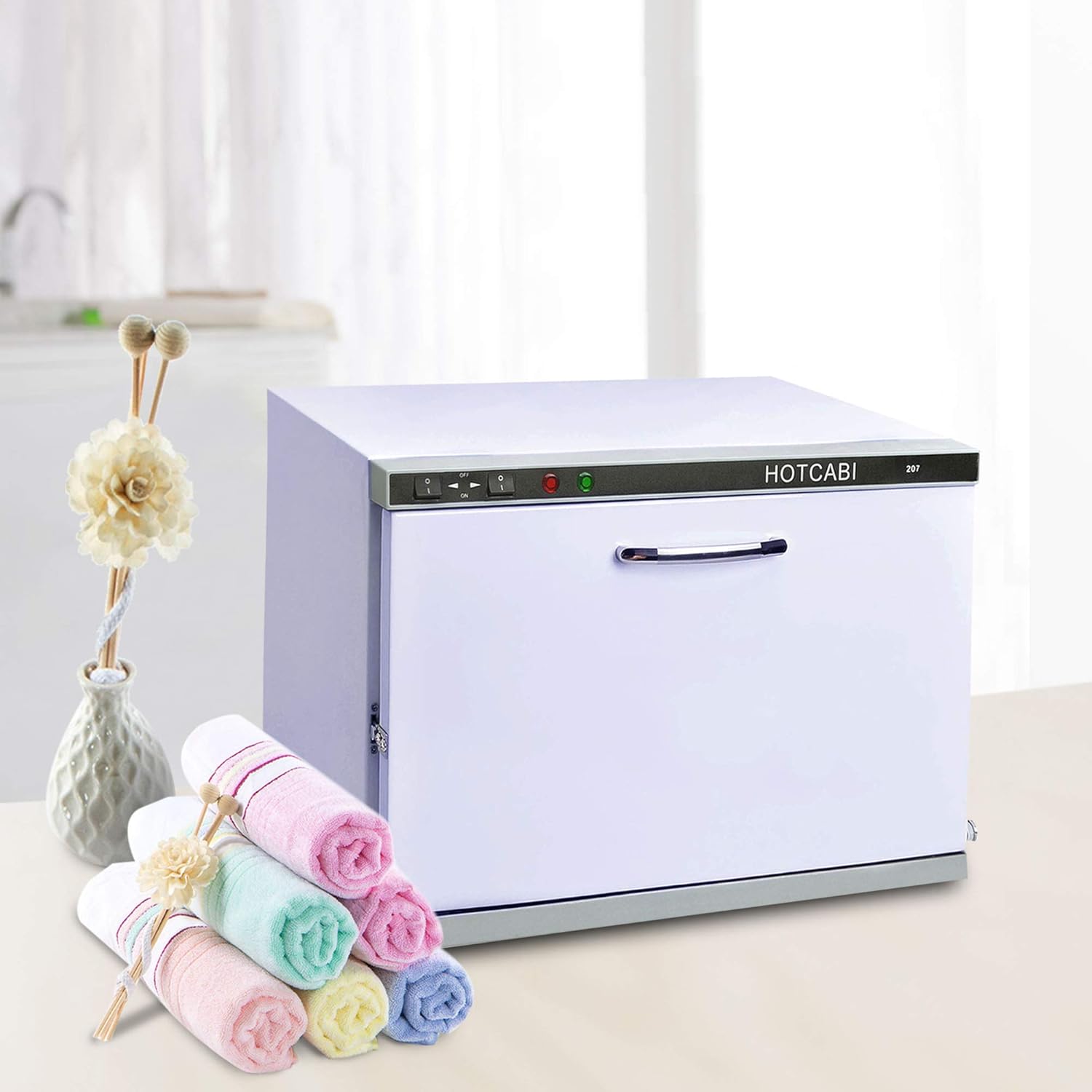 AW 2in1 23L Hot Towel Warmer Heat Cabinet Machine Nail Facial Skin Spa Massage Hair Beauty Salon Barbershop Equipment: Beauty