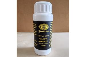 JINRUISI Metal Leaf Gilding Adhesive Glue Size Water Based 100ml,Gold Size for Gold Leaf,Metal Leaf Adhesive
