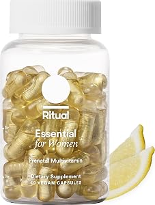 Ritual Women's Prenatal Multivitamins - Omega-3 DHA - 30 Servings | Clinical-Backed - Key Essential Vitamins and Minerals to 
