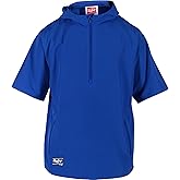 Rawlings Boys Rawlings | Colorsync Short Sleeve Hooded Cage Jacket | Youth Sizes | Multiple Colors