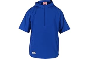 Rawlings Boys Colorsync Short Sleeve Hooded Cage Jacket | Youth Sizes | Multiple Colors