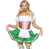 Leg Avenue Women's Gretchen Costume Dirndl Dress Oktoberfest Outfits Women