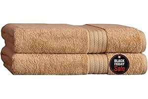 AKTI Premium Cotton Luxury Bath Sheets for Adults, 35 x 70 Inches Pack of 2, Large Bath Towels, Super Soft, Absorbent, Quick Dry, Hotel & Spa Quality Bath Towels Set Extra Large - Towels for Bathroom