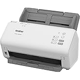 Brother ADS-4300N Professional Desktop Scanner with Fast Scan Speeds, Duplex, and Networking,White