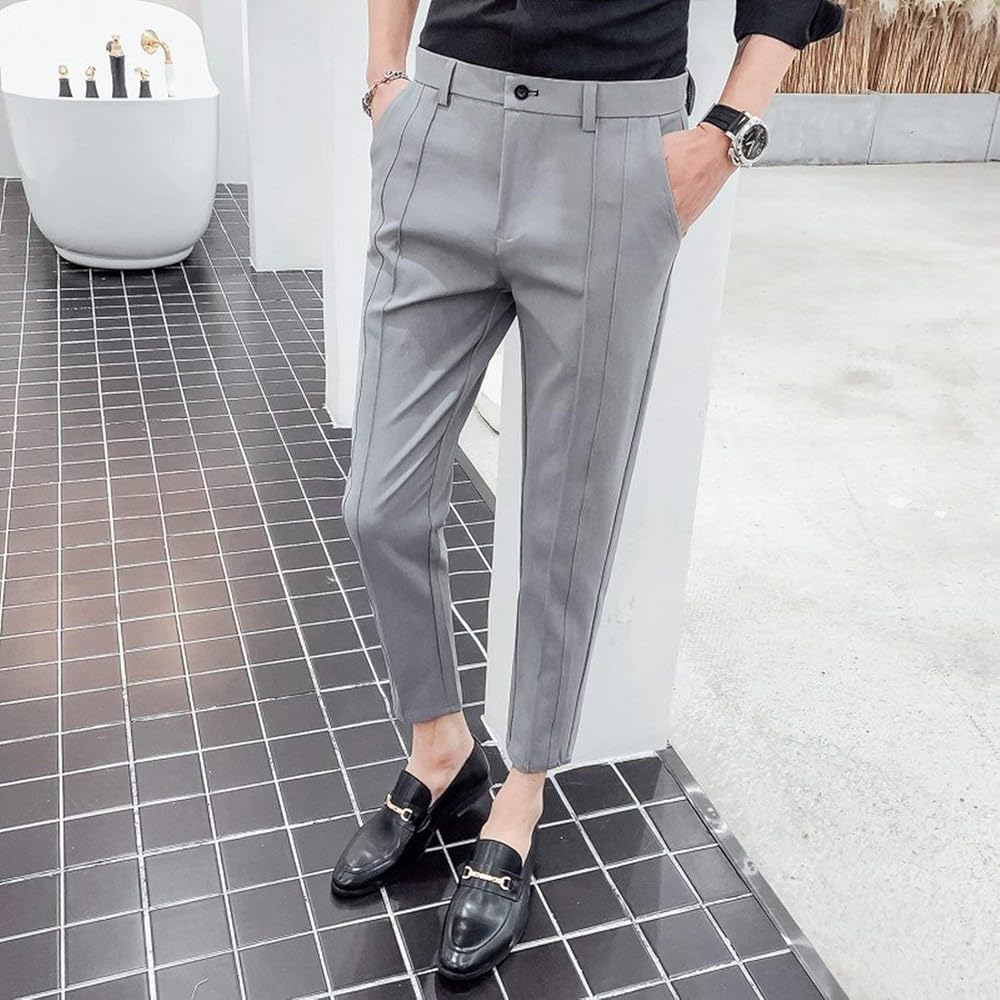 slim fit formal pants