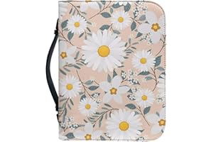 Talayituse Bible Covers for Women Men PU Leather Bible Case Bible Bag Tote Book Carrying Case Christian Bible Accessories, Da