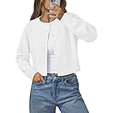 LILLUSORY Womens Cropped Cardigan Sweaters Lightweight Crop Knit Y2k Outfits Fashion Button Up Clothes 2026