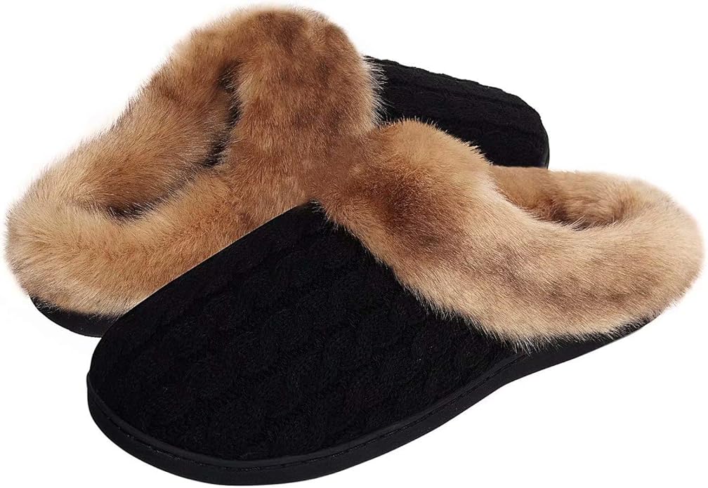 Ladies House Slippers Memory Foam Slippers for Women Comfortable Warm