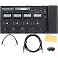 Zoom G5n Multi-Effects Processor with Expression Pedal for Bass Bundle with Picks, Gearlux Instrument Cable, Patch Cable and Austin Bazaar Polishing Cloth