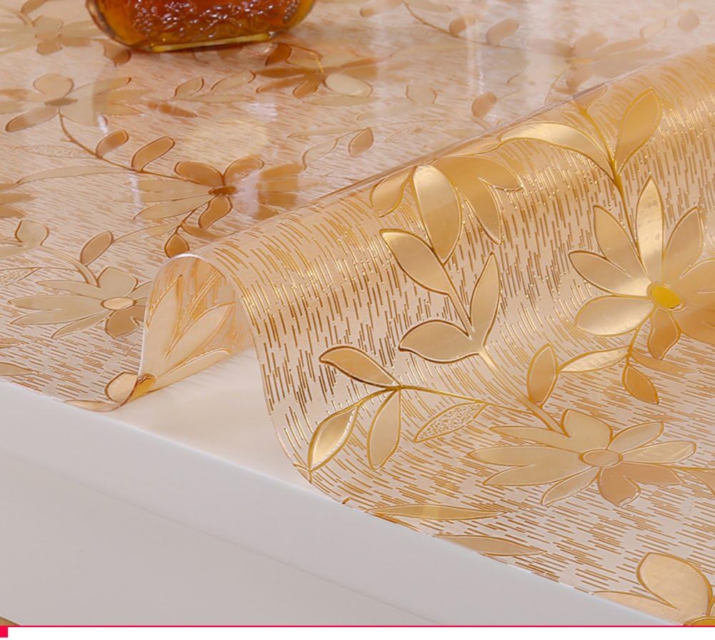 Pvc,[waterproof],european-style tablecloths/soft glass,transparent, avoid ironing tablecloths/tv cabinet,crystal table mat/tea table mats-B 100x100cm(39x39inch)