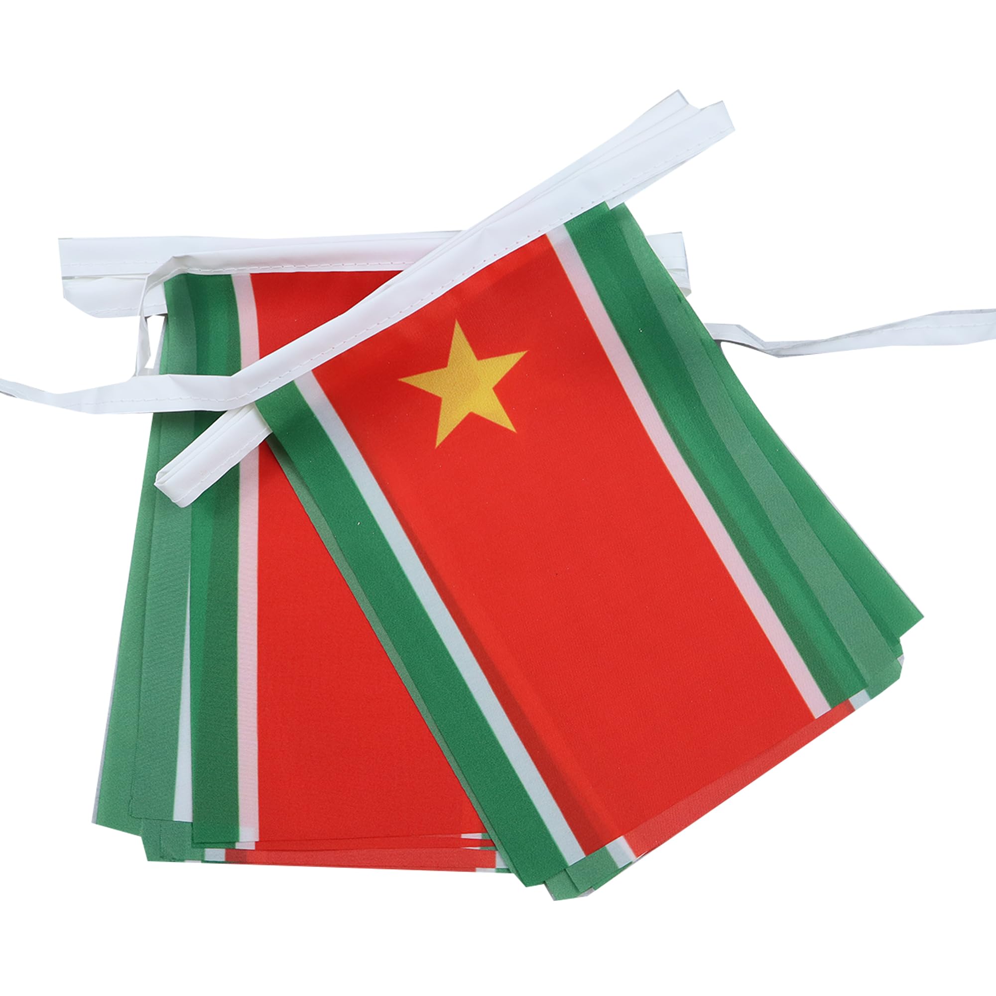 AZ FLAG Guadeloupe Independentist Bunting Flag, 20 Ft Garland 20 Small Guadeloupean Flags 8'' x 6'', 100% Polyester String Pennant, 6 meters