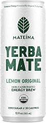 Mateina Organic Lemon Original Yerba Mate, 12 FZ