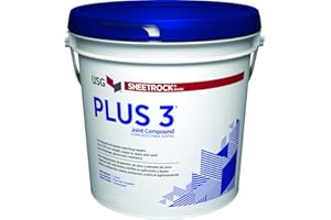 U S GYPSUM 384013 3.75QT Plus3 Compound, 3.5 qt, White to Off-White