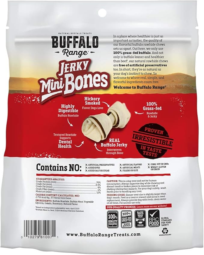 buffalo range jerky bones