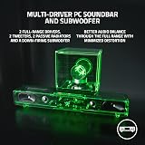 Razer Leviathan V2 PC Gaming Soundbar with Subwoofer THX Spatial RGB Black view 2