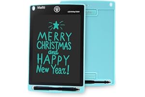Mafiti LCD Writing Tablet 8.5 Inch Electronic Writing Drawing Pads Portable Doodle Board Gifts for Kids Office Memo Home Whiteboard Cyan