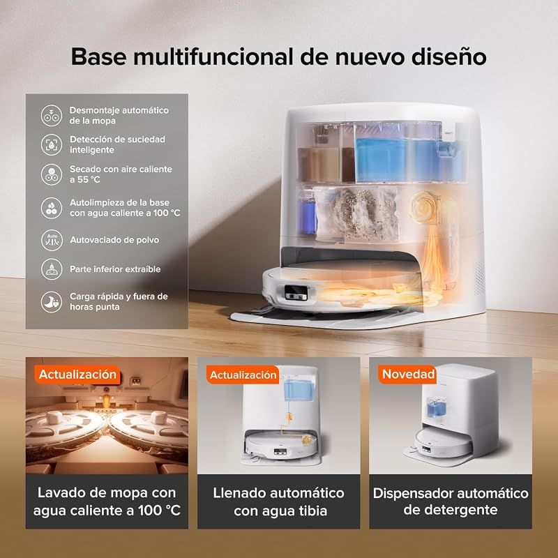 Saros 20 Neo Robot Aspirador e Esfregão, Aspiração 36000 Pa