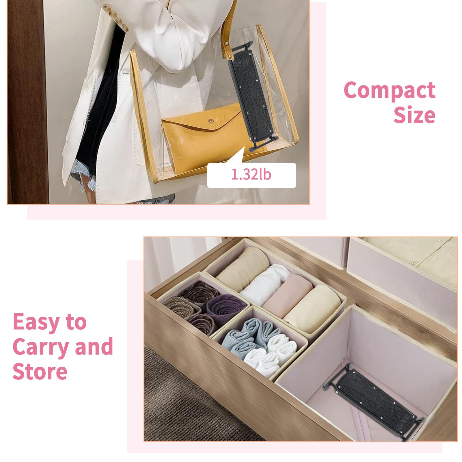 Pedicure Foot Rest, 6 Heights Adjustable Non-Slip Foot Stand for Pedicure, Foldable Pedicure Stool Tool for Easy at Home Pedicures, No More Bending or Stretching - Image 5