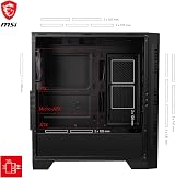 MSI MAG FORGE 320R AIRFLOW Mid-Tower PC Case ATX RTX 40 Support ARGB Filters view 5