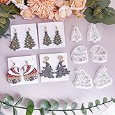 6pcs Christmas Tree Polymer Clay Cutter | Fall Clay Earring Cutters | Polymer Clay Cutter for Jewelry Making