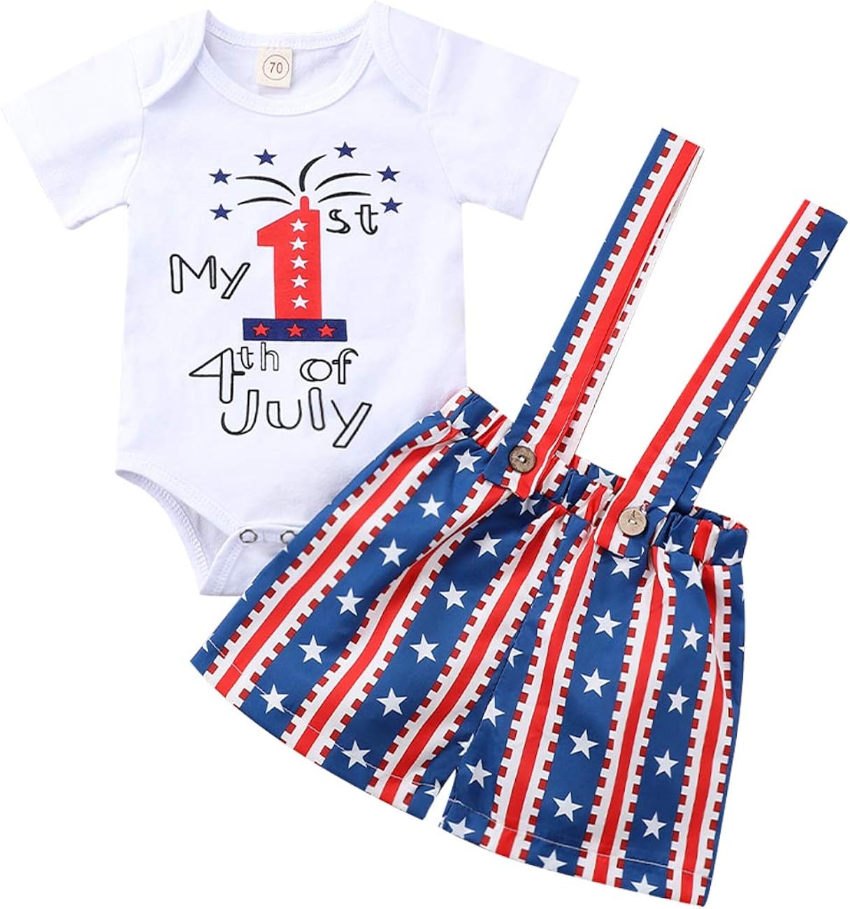 fourth of july newborn outfit boy