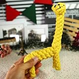 MEKEET Giraffe Dog Chew Rope Toy for Small Medium Dogs Teething Ball view 6