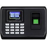 ESYNIC Fingerprint Attendance Password Fingerprint Recorder A6 2.4-Inch TFT Checking-in Reader USB Biometric Machine.