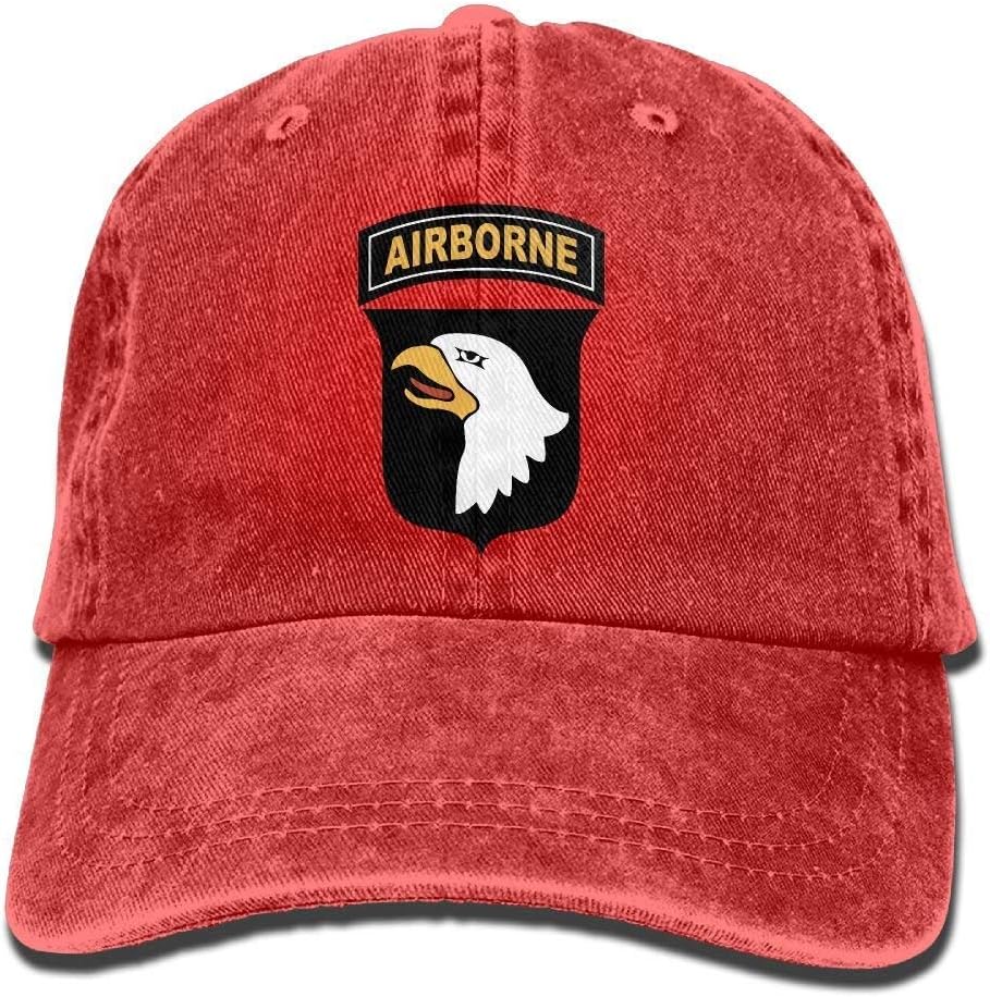 101st Airborne Division (US Army) Unisex Baseball Caps Denim Hats Cowboy