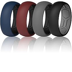 ThunderFit Men Breathable Air Grooves Silicone