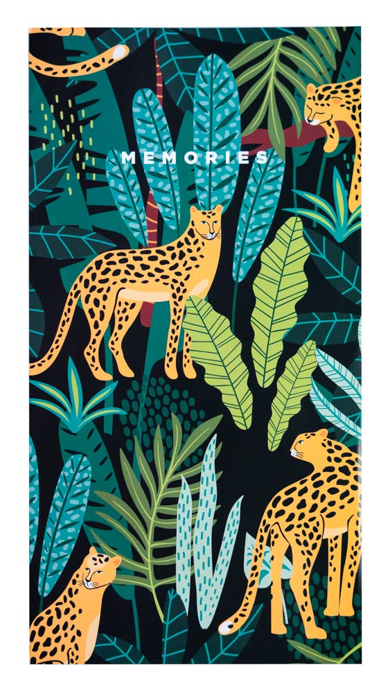 Grupo Erik 6x4 Photo Album - Leopard | Soft Cover, 10x15 cm, 96 Pockets Photo Albums 6x4, Memory Book | Leopard Gifts Under 5 Pounds, Cheap Gifts For Women & For Men