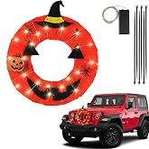 Lighted Halloween Car Wreath, 13