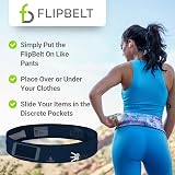 FlipBelt Classic Running Belt Women Men USA Brand mitternacht Blau Size Small view 5