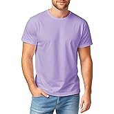 Silenroar Crewneck Tshirts Men, Plain T Shirts Relaxed Fit, Basic Tees Soft