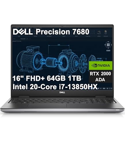 Amazon.com: Dell Precision 7680 Mobile Workstation - 16