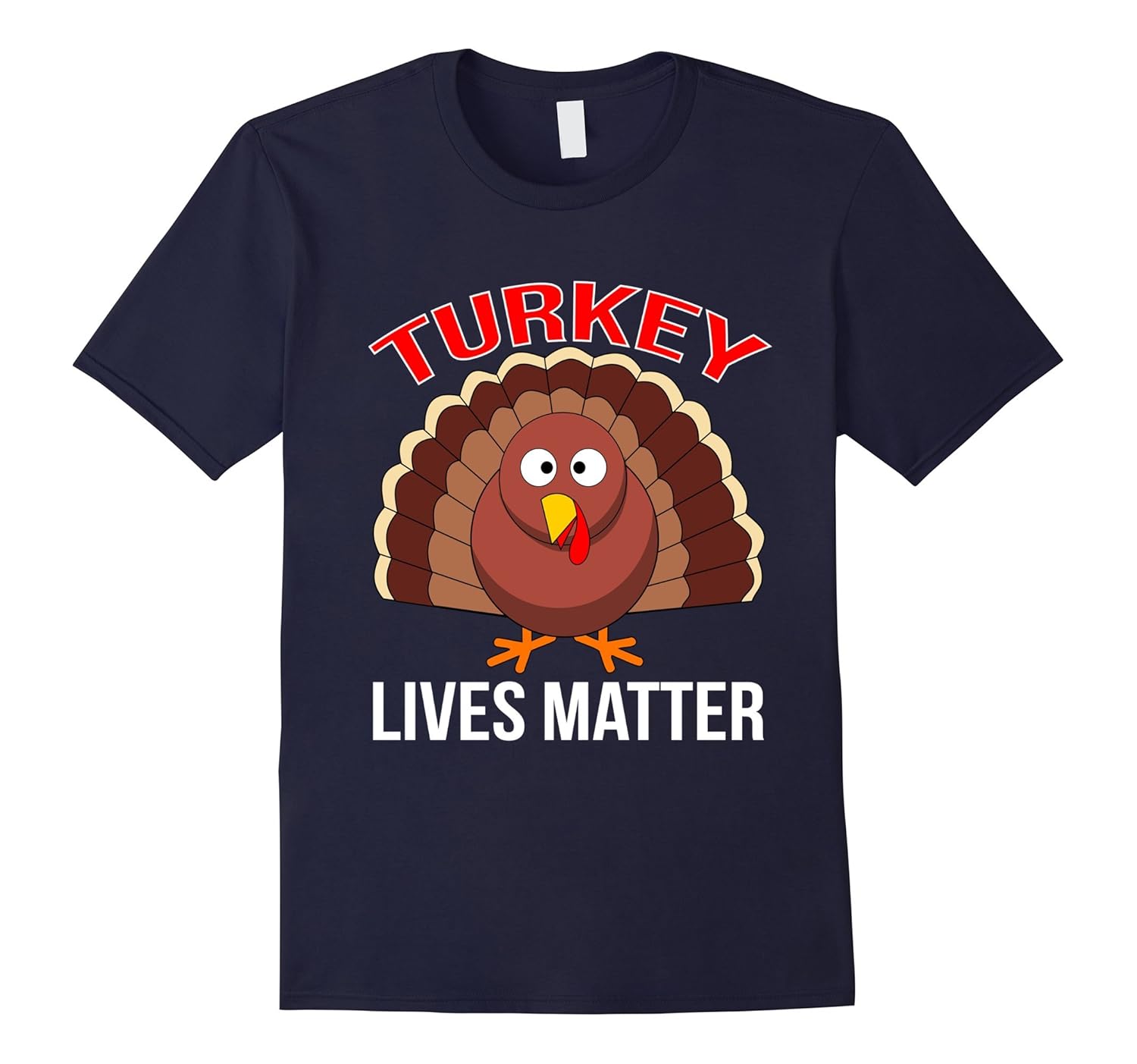 Funny Thanksgiving Turkey Lives Matter Shirt Vegetarian Gift-ANZ