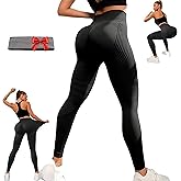 Doletics Cellulite Leggings, Plus Size 3D Anti Compression with Hairband High Waist Tummy Sculpting Body Leggings