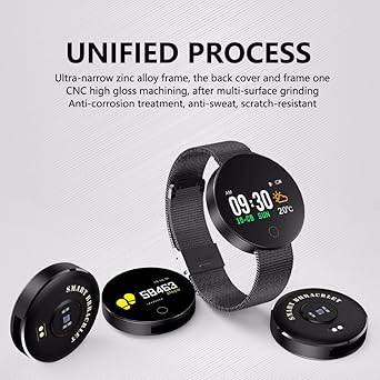 MOREFINE Bluetooth Reloj inteligente Rastreador de actividad de ...