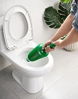Vivo Technologies Heavy Duty Toilet Plunger Unblocker Flexible Drain Tool view 2