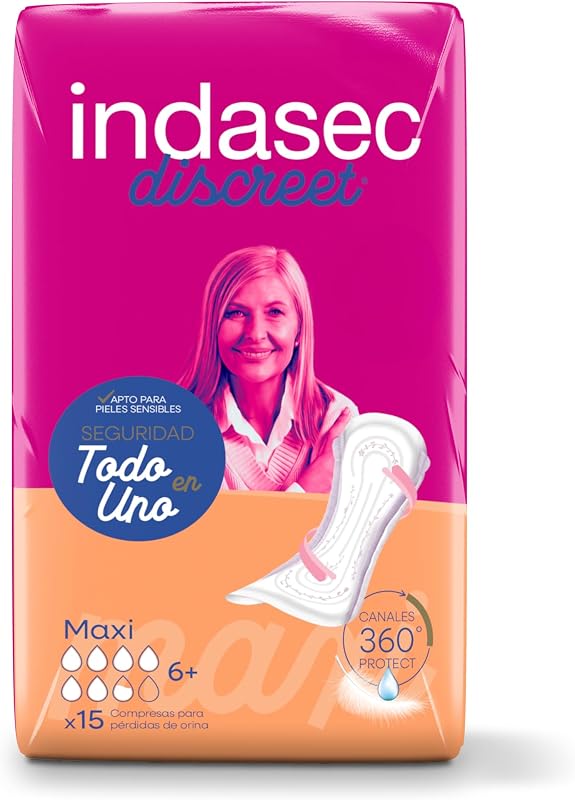 Discreet Maxi, 15 unidades