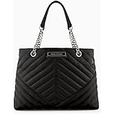 Armani Exchange Women's Victoria Shopping Bag, Black, One size