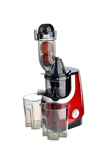VitaSpeed Multifunktions Entsafter - Obstpresse - Slow Juicer 200 W, BPA-freie Zitruspresse, Slowjuicer 65 U/min, Vertikale S