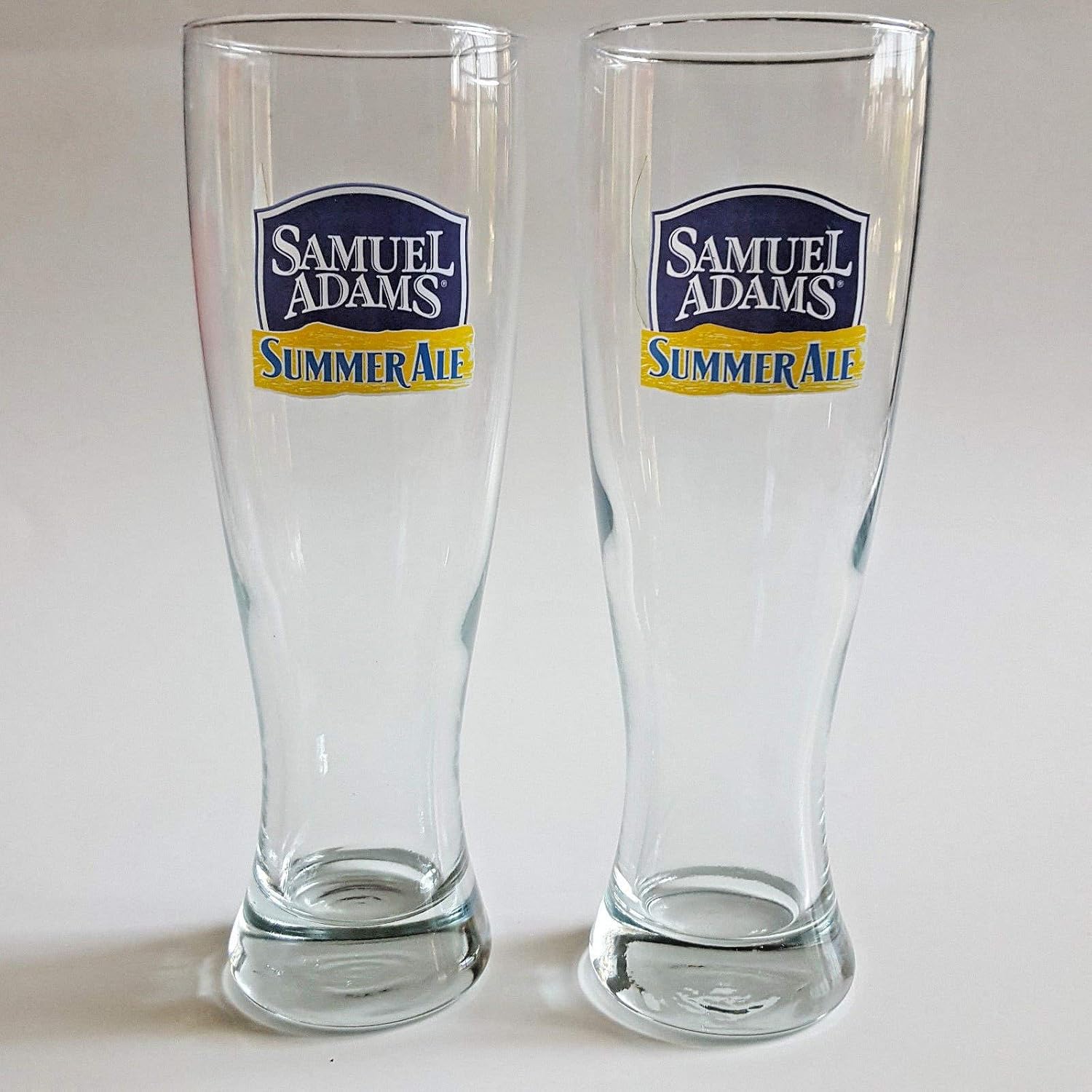 Glasses Collectibles 2 New Samuel Sam Adams White Ale Tall Beer Glasses