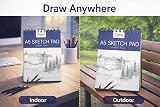 1ABOVE Artists Sketch Pad 170gsm 60 Sheets A5 Spiral Bound view 3