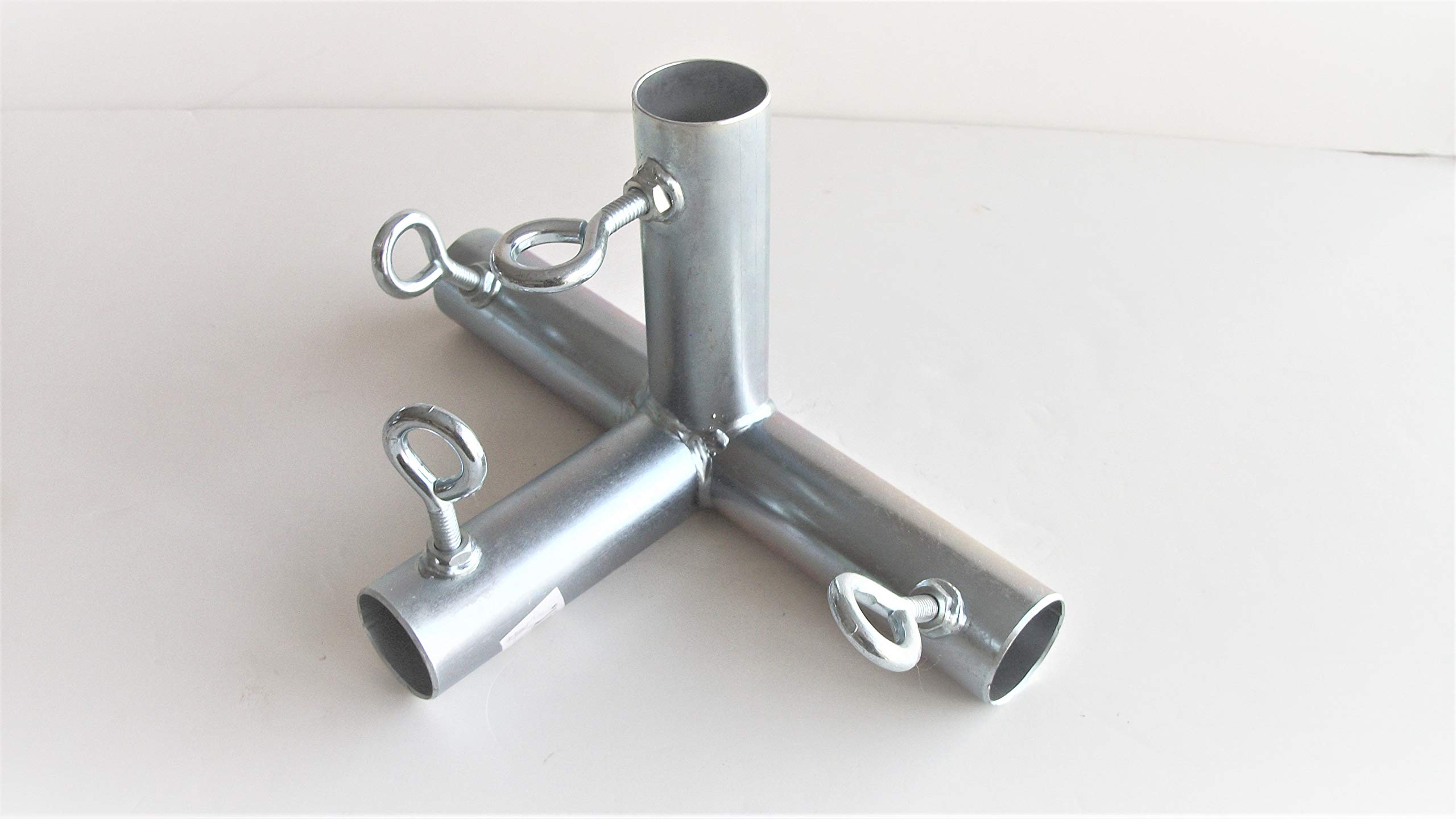 Photo 1 of 1 3/8" 4 Way Flat Edge Canopy Fitting Batting Cage (FVF4) - Fits 1 3/8" EMT Pipe or Chain Link Fencing Top Rail That has an Outer Diameter of 1 5/16"
