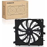 A-Premium Engine Radiator Cooling Fan Assembly | Compatible with Select Cadillac Models - CTS 2014-2015, ATS 2013-2015 - Replace# 84001484, 23190331
