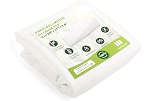 MEOVEN Wedge Pillow Cover for 26x25x7.5 Bed Wedge Pillow, Hypoallergenic, Replacement Pillowcase Cover with Zipper & Pockets